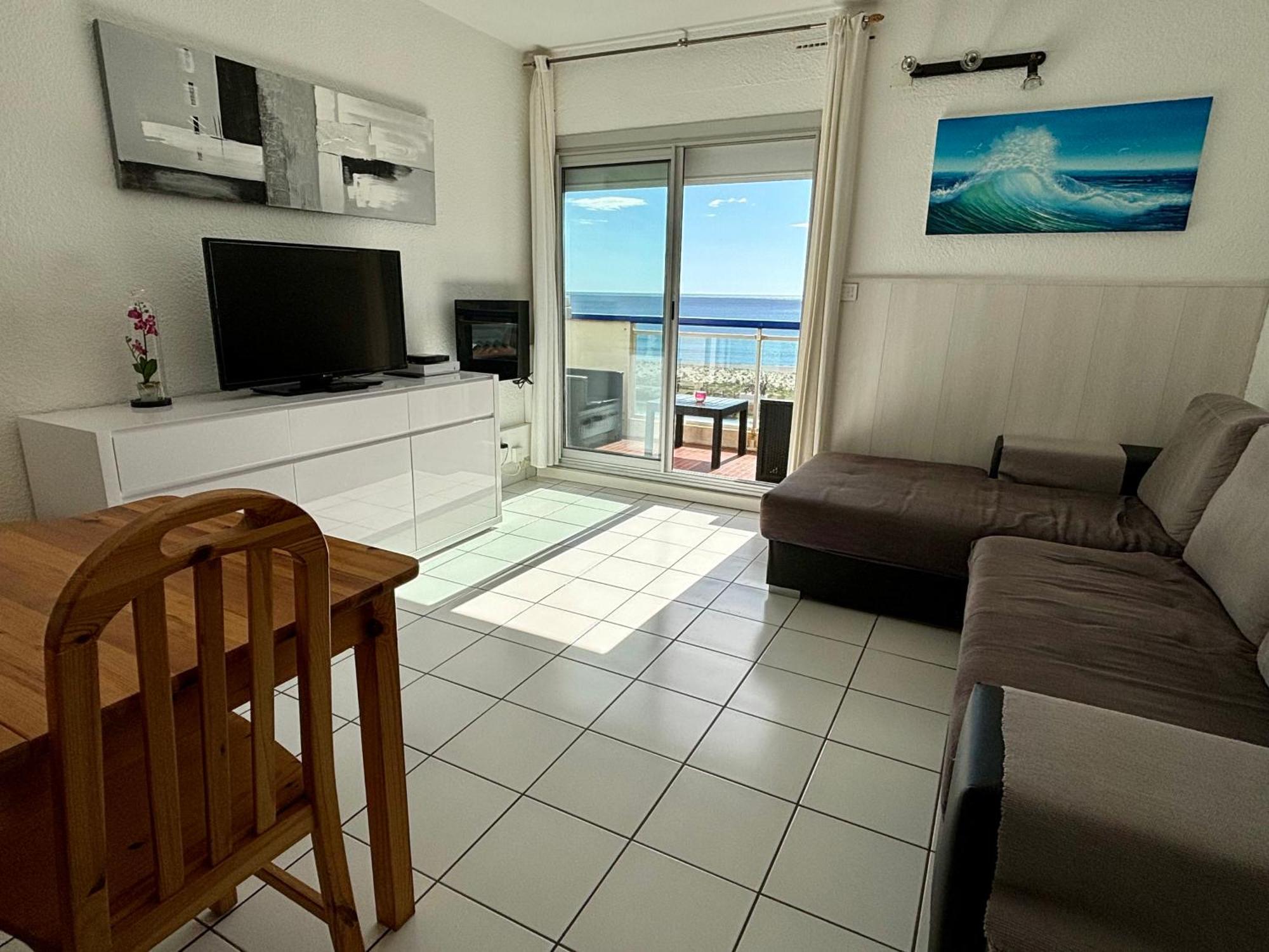 *Au Lydia* Appartement Vue Sur Mer, Avec Piscine. Le Barcarès Zewnętrze zdjęcie